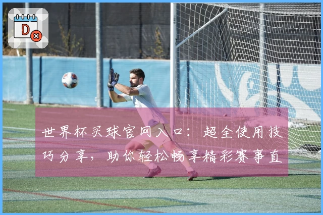 世界杯买球官网入口：超全使用技巧分享，助你轻松畅享精彩赛事直播体验