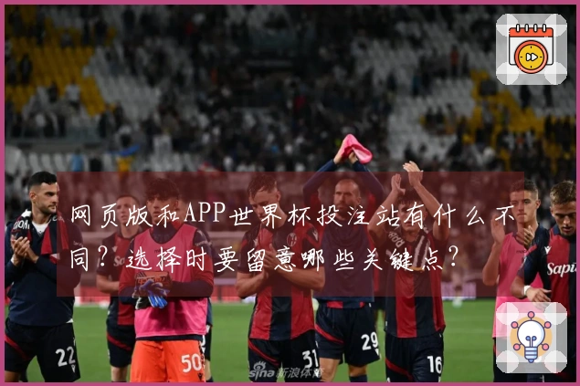 网页版和APP世界杯投注站有什么不同？选择时要留意哪些关键点？